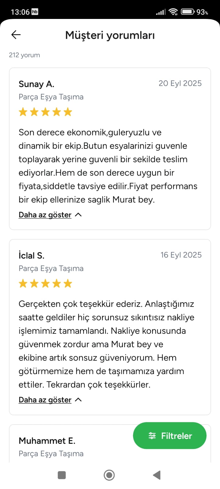 Müşteri yorumu 6